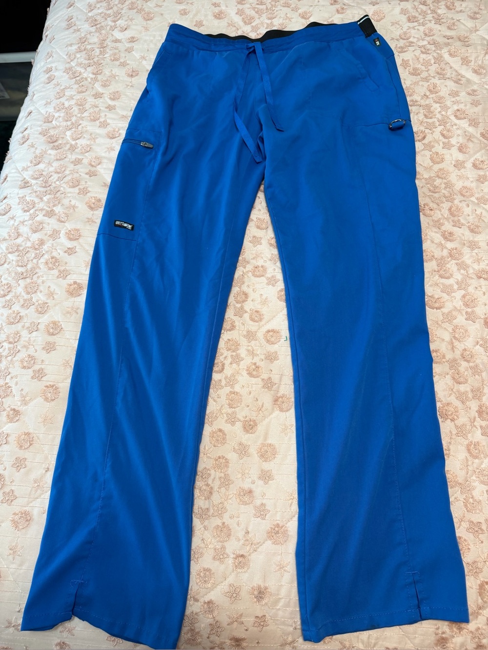 Grey's Anatomy by Barco Cargo Scrub Pants - Royal Blue - Size m